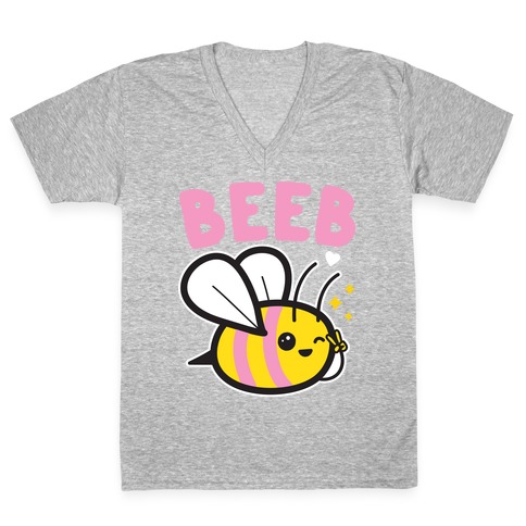 Beeb Weeb V-Neck Tee Shirt