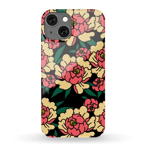 Traditional Tattoo Peony Red Phone Case