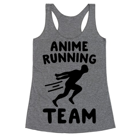 Anime Running Team  Racerback Tank Top