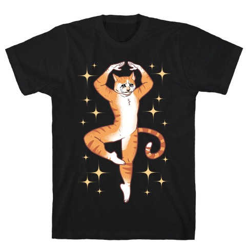 Dancing Crying Cat Meme T-Shirt