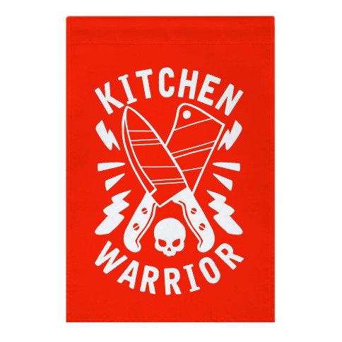 Kitchen Warrior Garden Flag