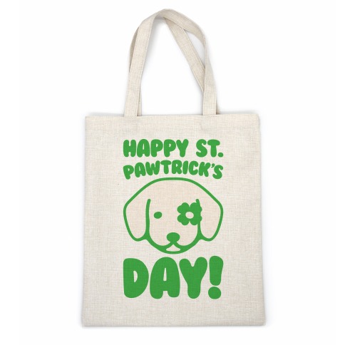 Happy St. Pawtrick's Day Casual Tote