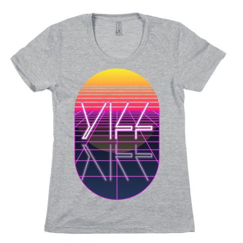 Synthwave Yiff Womens T-Shirt