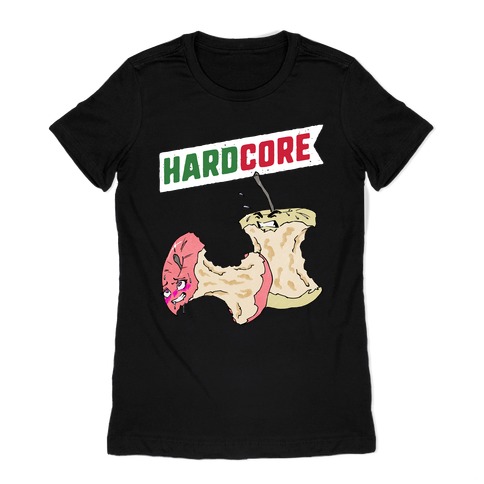 Hardcore Apples Womens T-Shirt