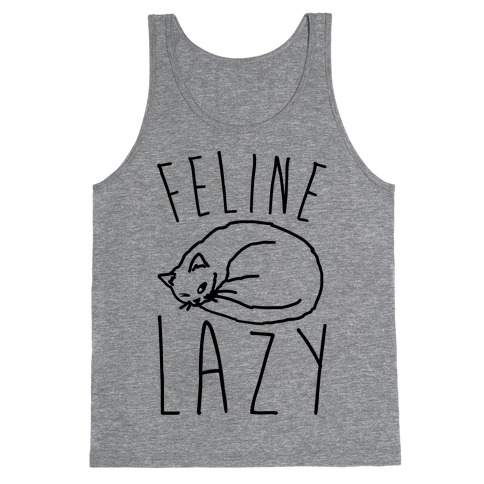 Feline Lazy Tank Top