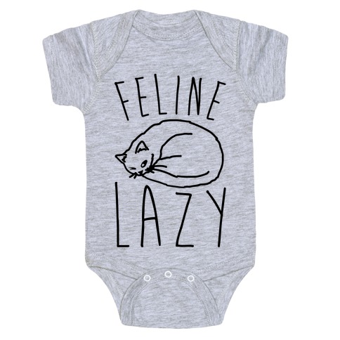 Feline Lazy Baby One-Piece