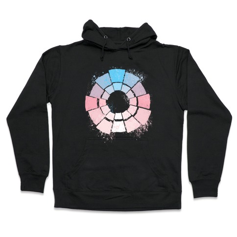 Trans Pride Color Wheel Hooded Sweatshirt