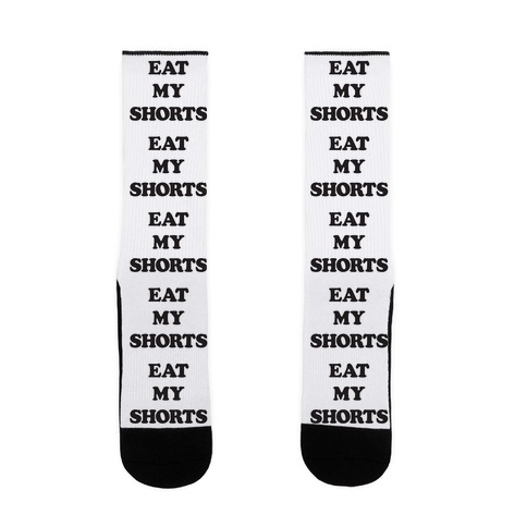 Eat My Shorts Sock