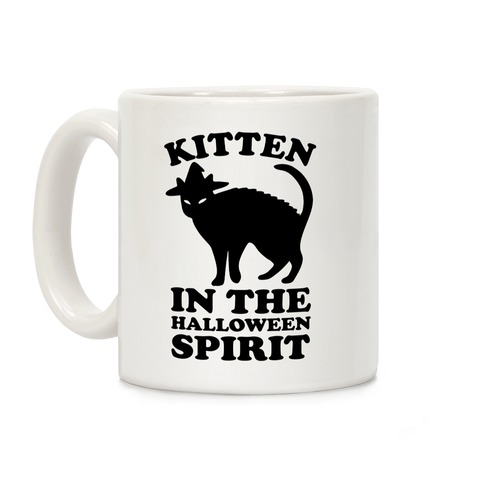 Kitten In The Halloween Spirit Coffee Mug
