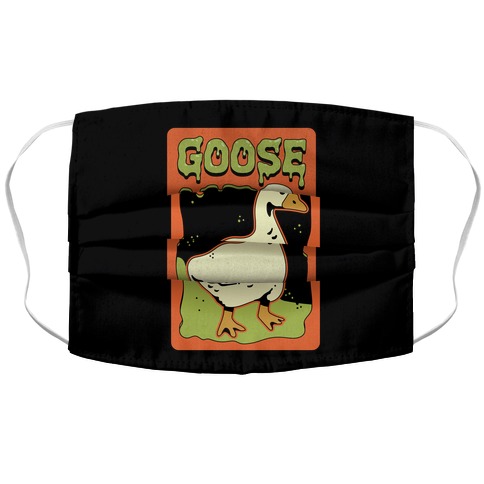Goose Horror Parody Accordion Face Mask