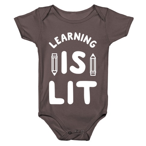 Learning Is Lit Baby One-Piece