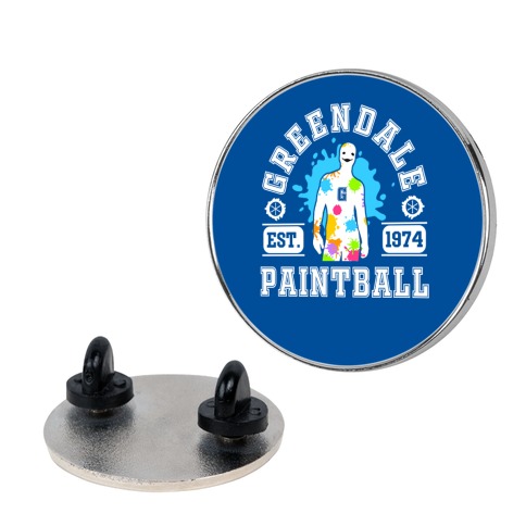Greendale Community College Paintball Pin