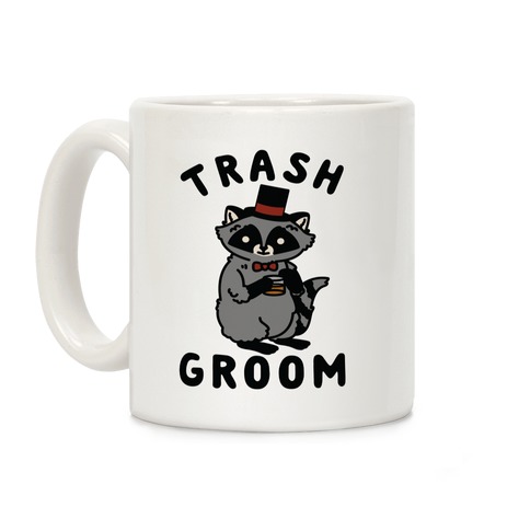 Trash Groom Raccoon Bachelor Party Coffee Mug