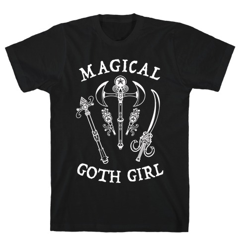 Magical Goth Girl White T-Shirt