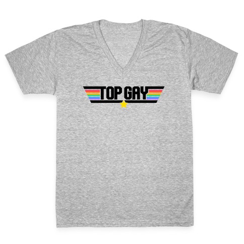 Top Gay  V-Neck Tee Shirt