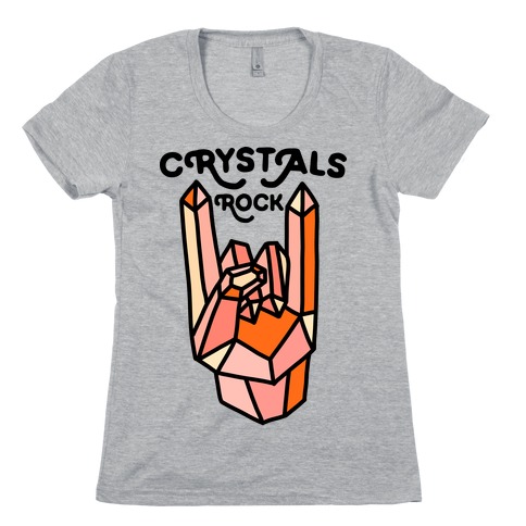Crystals Rock Womens T-Shirt