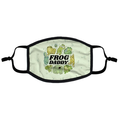 Frog Daddy Flat Face Mask