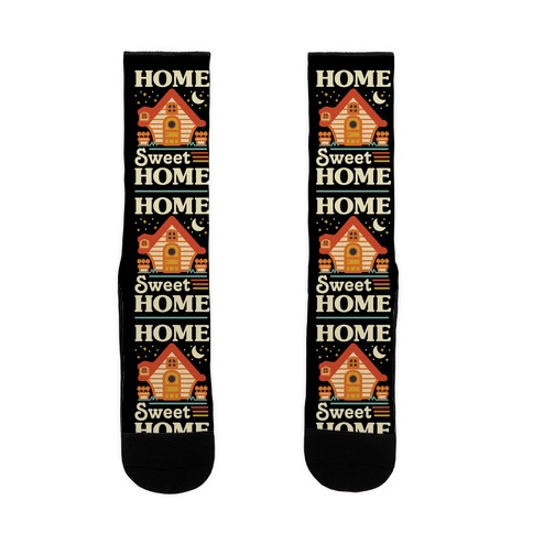 Home Sweet Home Animal Crossing Sock