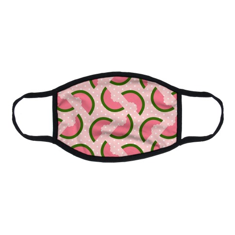 Watermelon Slices Pattern Flat Face Mask