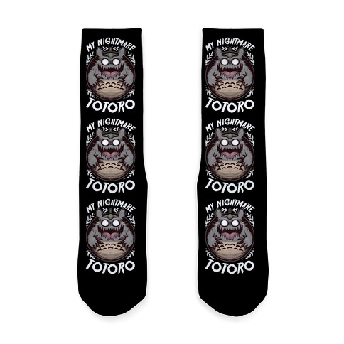 My Nightmare Totoro Sock