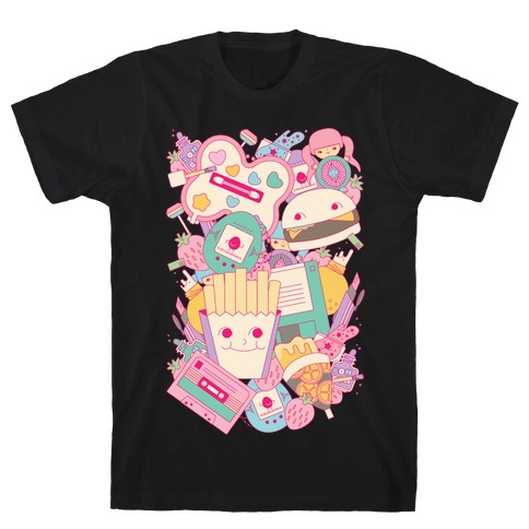 90s Toys Candy and Makeup T-Shirt