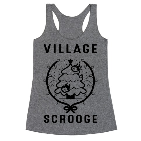 Village Scrooge Racerback Tank Top