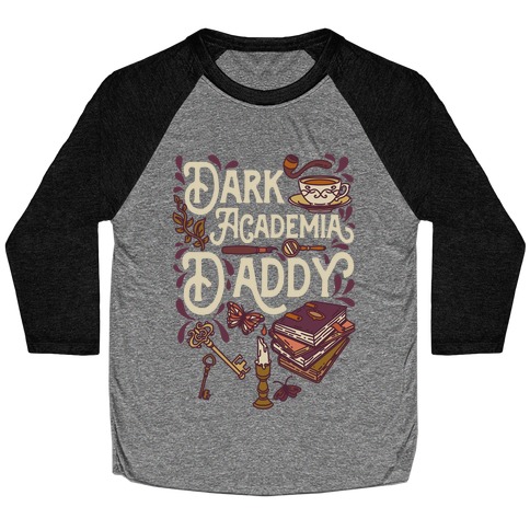 Dark Academia Daddy Baseball Tee
