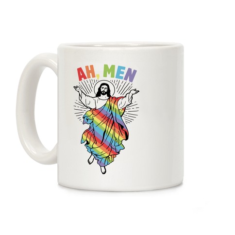 Ah, Men Gay Jesus Mug Coffee Mug