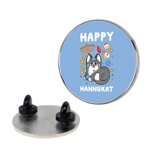 Happy Hannukat Pin