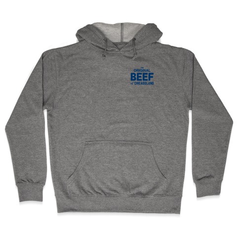 Orginal BEEF of Chicagoland Small Logo Hooded Sweatshirt