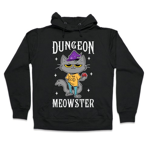 Dungeon Meowster Hooded Sweatshirt