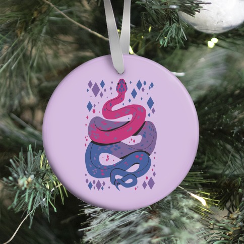 Pride Snakes: bi Ornament