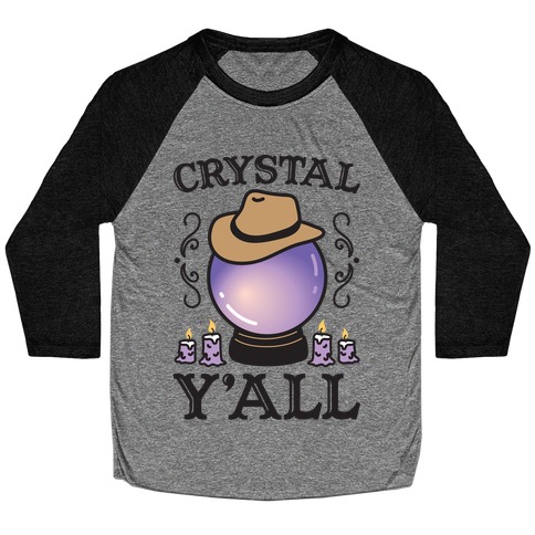 Crystal Y'all Baseball Tee