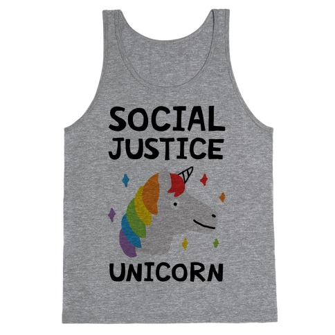 Social Justice Unicorn Tank Top