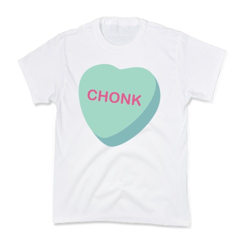 Chonk Candy Heart Kids T-Shirt