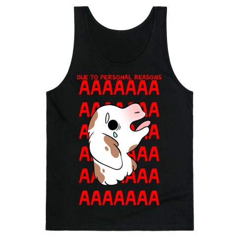 Due To Personal Reasons AAAA Baby Goat Tank Top