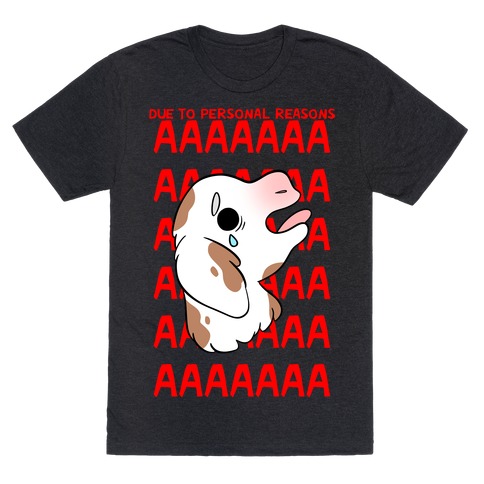 Due To Personal Reasons AAAA Baby Goat T-Shirt