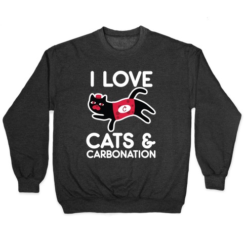 I Love Cats & Carbonation Pullover