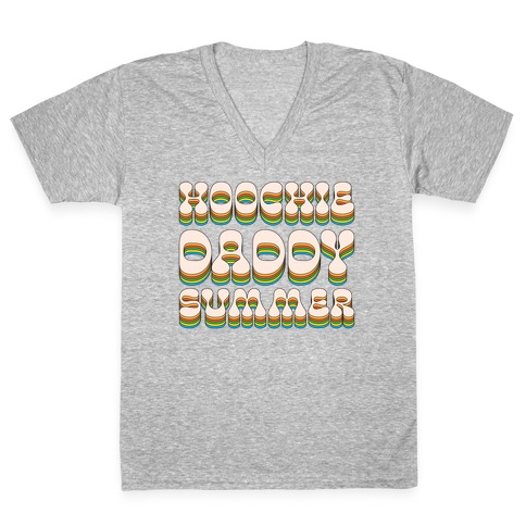 Hoochie Daddy Summer V-Neck Tee Shirt