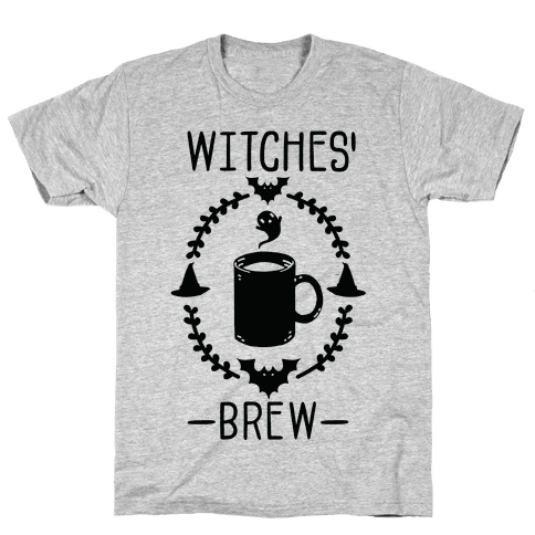 witches brew coffee shirt