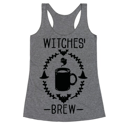 Witches' Brew Coffee Racerback Tank Top