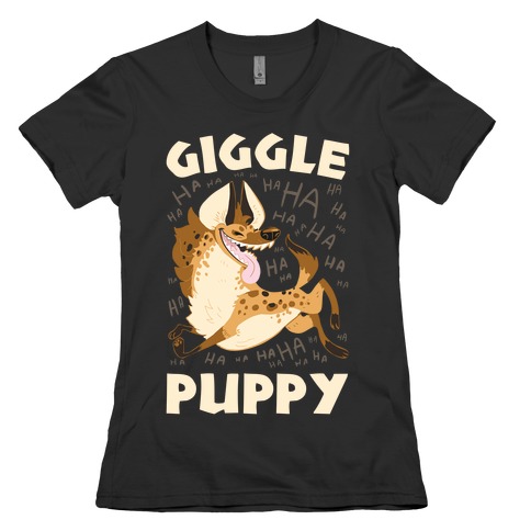 Giggle Puppy Womens T-Shirt