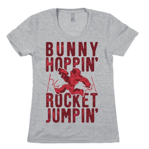 Bunny Hoppin' & Rocket Jumpin' Womens T-Shirt