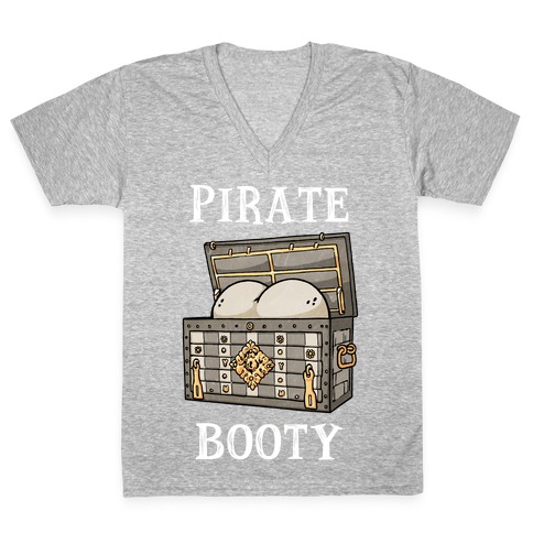 Pirate Booty V-Neck Tee Shirt