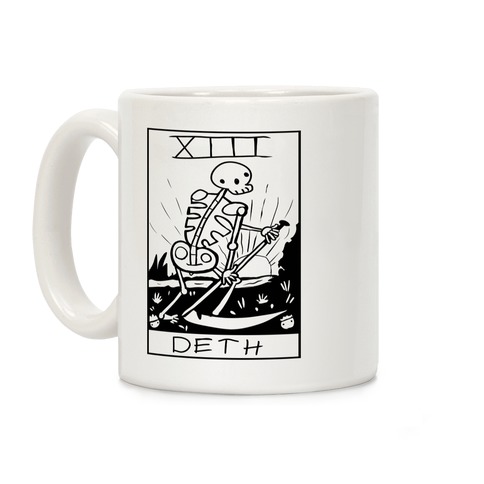 Badly Drawn Tarots: Death Coffee Mug