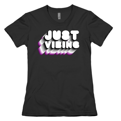Just Vibing (Ace Pride) Womens T-Shirt