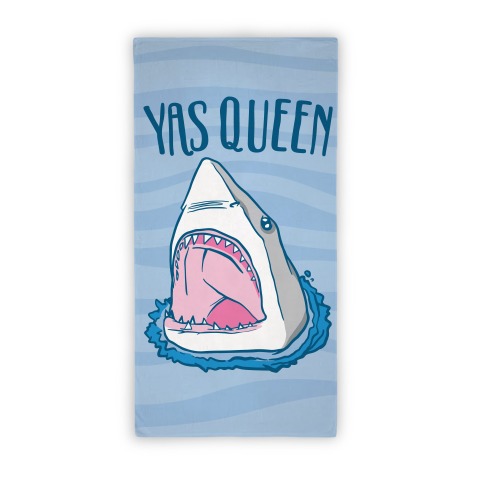 Yas Queen Shark Beach Towel Beach Towel