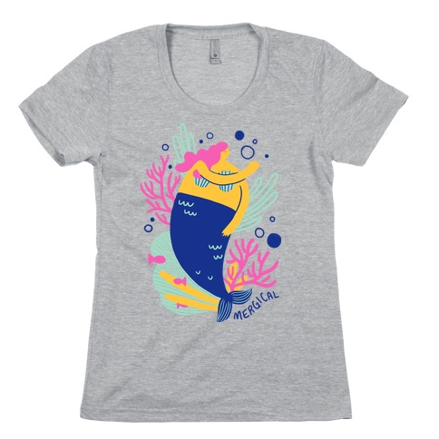 Mergical Mermaid Womens T-Shirt