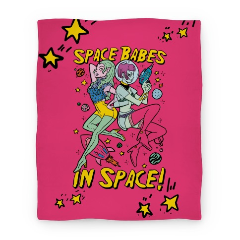 Space Babes In Space! Blanket