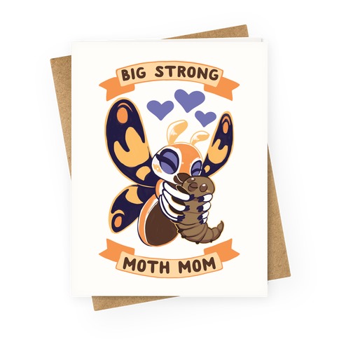 Big Strong Kaiju Mom Greeting Card